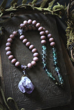 Load image into Gallery viewer, Cerys | Gemstone &amp; Glass Beaded Necklace.