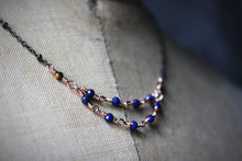 Load image into Gallery viewer, Grace | Petite Gemstone Festoon Necklace.