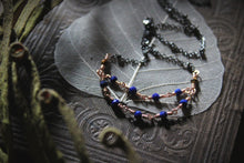 Load image into Gallery viewer, Grace | Petite Gemstone Festoon Necklace.