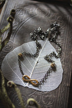 Load image into Gallery viewer, Strength | Mixed Metal Charm Necklace.