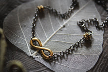 Load image into Gallery viewer, Strength | Mixed Metal Charm Necklace.