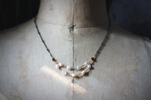 Load image into Gallery viewer, Grace | Petite Gemstone Festoon Necklace.
