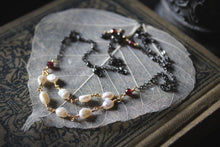 Load image into Gallery viewer, Grace | Petite Gemstone Festoon Necklace.