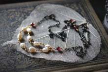 Load image into Gallery viewer, Grace | Petite Gemstone Festoon Necklace.