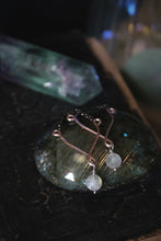 Load image into Gallery viewer, Northern Lights | Glimpse || Labradorite. Mixed Metal Drop Earrings.