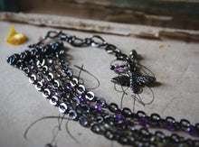 Load image into Gallery viewer, The Neon Garden | Lupine. Faceted Crystal Layered Bracelet.