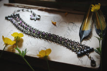 Load image into Gallery viewer, The Neon Garden | Lupine. Faceted Crystal Layered Bracelet.