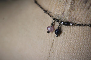 Northern Lights | Airglow. Fluorite Pendant Necklace.