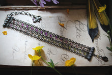 Load image into Gallery viewer, The Neon Garden | Lupine. Faceted Crystal Layered Bracelet.