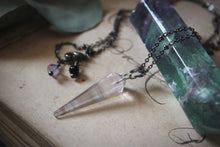 Load image into Gallery viewer, Northern Lights | Airglow. Fluorite Pendant Necklace.