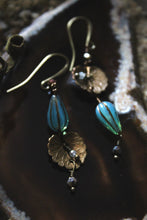 Load image into Gallery viewer, Along the River |  Quiet Loom. Gemstone &amp; Czech Glass Earrings.