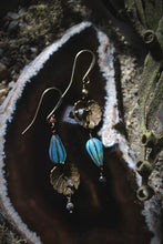 Load image into Gallery viewer, Along the River |  Quiet Loom. Gemstone &amp; Czech Glass Earrings.