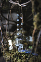 Load image into Gallery viewer, Along the River |  Moonwake. Linear Gemstone Earrings.