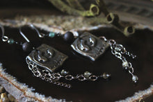 Load image into Gallery viewer, Along the River |  Riverfolk. Artisan Pewter &amp; Gemstone Earrings.