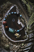 Load image into Gallery viewer, Along the River |  Twevelet. Beaded Gemstone &amp; Glass Bracelet.