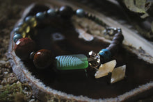 Load image into Gallery viewer, Along the River |  Twevelet. Beaded Gemstone &amp; Glass Bracelet.