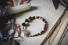 Load image into Gallery viewer, Weavers &amp; Warriors  |  Weaving Warm. Gemstone Beaded Bracelet.