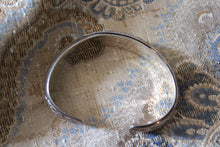 Load image into Gallery viewer, Vintage Sterling Silver Floral Cuff Bracelet.