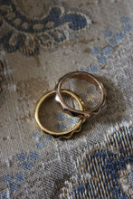 Load image into Gallery viewer, Vintage Sterling Silver Gold-plated Studded Band Rings.