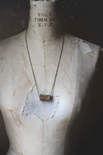 Load image into Gallery viewer, Deerheart | No.2. Rustic Fallen Deer Antler &amp; Antiqued Brass Necklace.