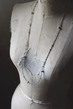 Load image into Gallery viewer, Coastal. Hand-strung Long Layering Beaded Necklace.