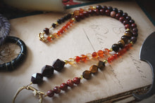 Load image into Gallery viewer, Weavers &amp; Warriors  |  Wyntersfolk. Gemstone Beaded Necklace.