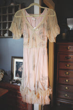 Load image into Gallery viewer, AGE OF LOVE Embroidered Sheer Layered Tea Dress