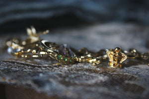 Vintage Kirk's Folly Angel Charm Bracelet.