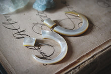 Load image into Gallery viewer, Vintage Mother-of-Pearl Hook Earrings.