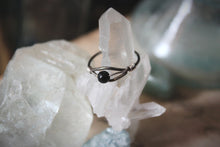 Load image into Gallery viewer, Vintage Silver Wire-wrapped Evil Eye Ring.