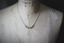 Load image into Gallery viewer, Vintage Sterling Silver Bead Focal Necklace.