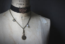 Load image into Gallery viewer, A Dark Tale | Gentleman Detective : 1844. Antiqued Bauble Necklace.