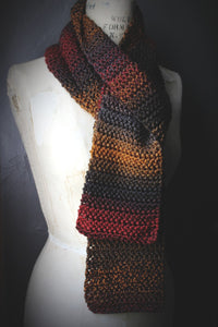The Study, SECOND EDITION. Storyteller Series. Hand Crocheted Wrap Scarf.