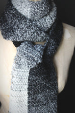 Load image into Gallery viewer, The Ghost House. Storyteller Series. SECOND EDITION. Hand Crocheted Rustic Fringe Scarf.