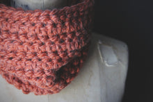 Load image into Gallery viewer, Hand Crocheted Cowl. wild &amp; willow Collection. &quot;Pumpkin&quot;.