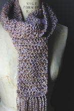 Load image into Gallery viewer, The Jupiter Lodge. Storyteller Series. Hand Crocheted Wrap Scarf.