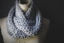 Load image into Gallery viewer, Hand Crocheted Infinity Scarf. wild &amp; willow Collection. &quot;Incense&quot;.