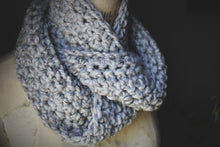 Load image into Gallery viewer, Hand Crocheted Infinity Scarf. wild &amp; willow Collection. &quot;Incense&quot;.