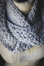 Load image into Gallery viewer, Hand Crocheted Infinity Scarf. wild &amp; willow Collection. &quot;Incense&quot;.