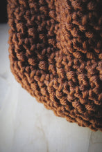 Load image into Gallery viewer, Hand Crocheted Cowl. wild &amp; willow Collection. &quot;Cinnamon&quot;.