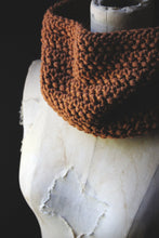 Load image into Gallery viewer, Hand Crocheted Cowl. wild &amp; willow Collection. &quot;Cinnamon&quot;.