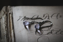 Load image into Gallery viewer, Rain. Minimalist Petite Glass Droplet Earrings.