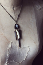 Load image into Gallery viewer, Erebus Holt | No.2. Storyteller Series. Antiqued Brass, Antique Nail &amp; Moonstone Necklace.