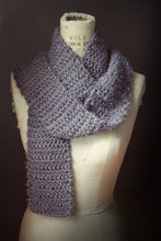 Load image into Gallery viewer, The Tidings Curiosity Shoppe. Storyteller Series. LIMITED EDITION. Hand Crocheted Scarf.