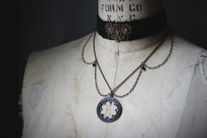 A Dark Tale | A Play of Hopes & Fears. Vintage Ribbon Choker Necklace.