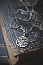 Load image into Gallery viewer, Cathedral. Antiqued Silver &amp; Gunmetal Pendant Necklace.