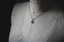 Load image into Gallery viewer, Cathedral. Antiqued Silver &amp; Gunmetal Pendant Necklace.