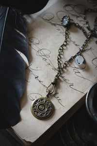 A Dark Tale | Gentleman Detective : 1844. Antiqued Bauble Necklace.