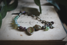 Load image into Gallery viewer, The Sacred Grove | Starling. Gemstone &amp; Glass Beaded Charm Bracelet.