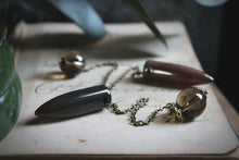 Load image into Gallery viewer, The Sacred Grove | Unearthed. Gemstone Divination Pendulum.